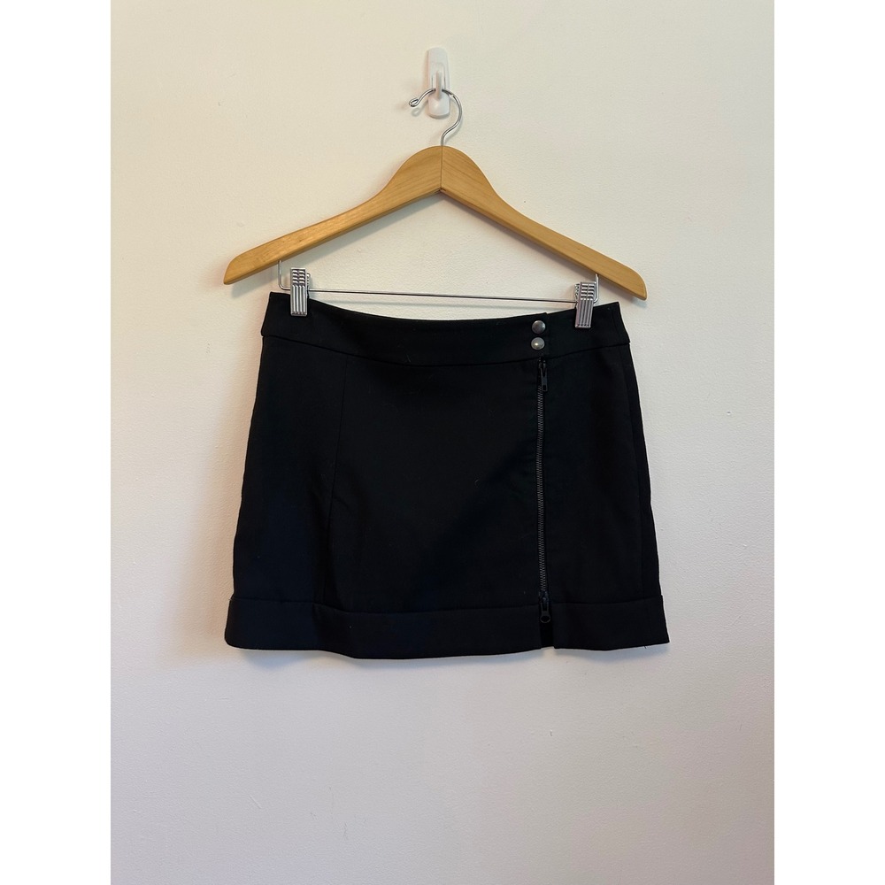 French Connection‎ Black Side Zip Mini Skirt | Size 4
